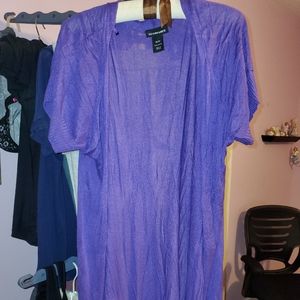 LB short sleeve open front cardigan kimono